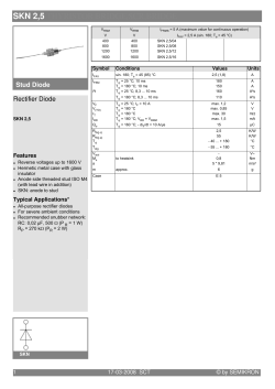 SKN 2,5 Datasheet