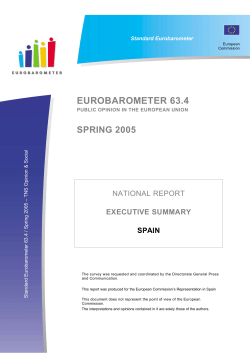 eurobarometer 63.4 - European Commission