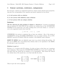 Practice Midterm 1 Solutions