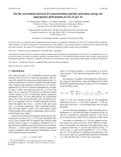On the correlation between Fe concentration and the activation