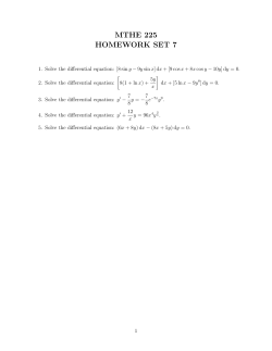 MTHE 225 HOMEWORK SET 7