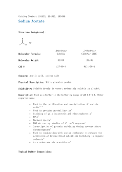 Sodium Acetate