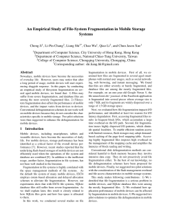An Empirical Study of File-System Fragmentation in Mobile