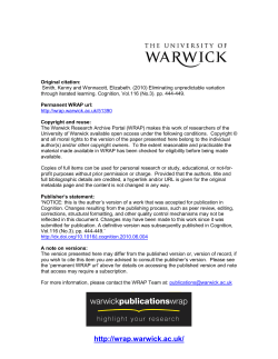 - Warwick WRAP