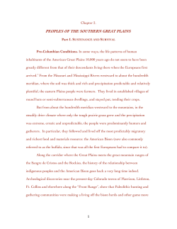 peoples of the southern great plains