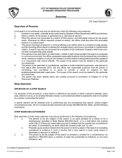 Searches - City of Madison