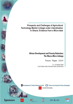 Prospects and Challenges of Agricultural Technology-Market