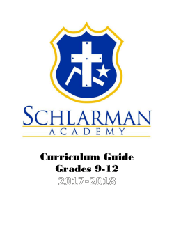 Curriculum Guide 2017-2018