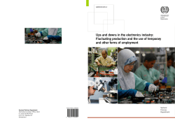 Ups and downs in the electronics industry: Fluctuating