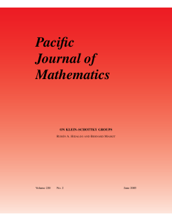 On Klein--Schottky groups