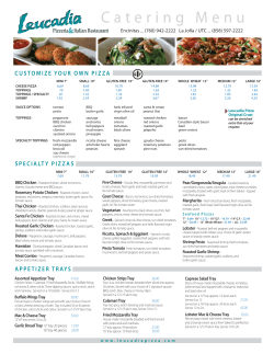 LP_Catering1 7 17 2Pg - Leucadia Pizza La Jolla / UTC