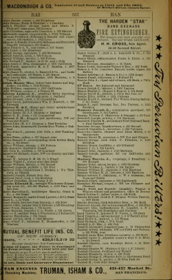 Langley`s San Francisco directory for the year