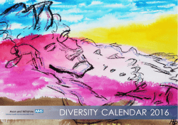 diversity calendar 2016 - Avon and Wiltshire Mental Health