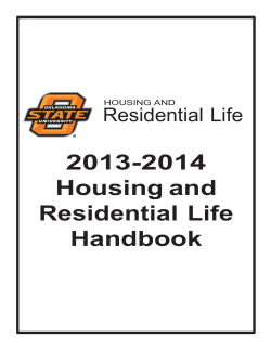 Housing and Residential Life Handbook