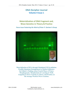 DNA Decipher Journal