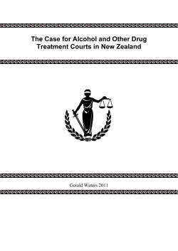 The Case for Alcohol and Other Drug Treatment Courts in New
