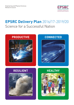 EPSRC Delivery Plan 2016/17