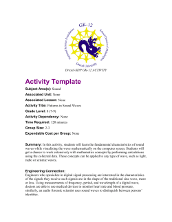 Activity Template - Drexel University