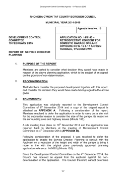 10. Application 14 1145 - Land opposite 16 and 17 Arfryn Terrace