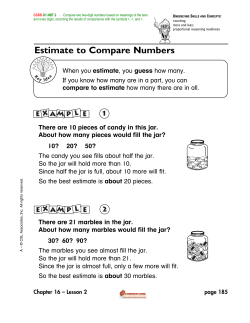 Estimate to Compare Numbers