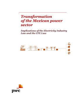 Transformation of the Mexican power sector