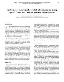 Performance Analysis of Mobile Station Location