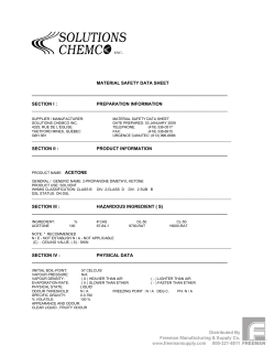 material safety data sheet