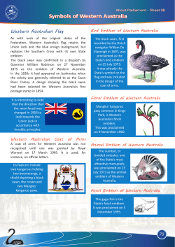 Symbols of Western Australia - Parliament of Western Australia