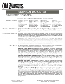 technical data sheet