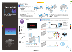 Full HD LED 1080p TV LC-32LB480U