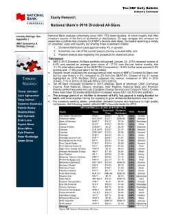 Dividend All-Stars - JMRD Wealth Management
