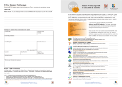 STEM Career Pathways