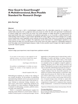 How Good Is Good Enough? A Multidimensional, Best