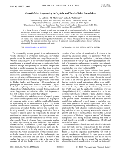 Growth-Melt Asymmetry in Crystals and Twelve