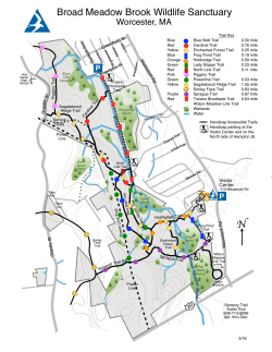 Broad Meadow Brook Trail Map