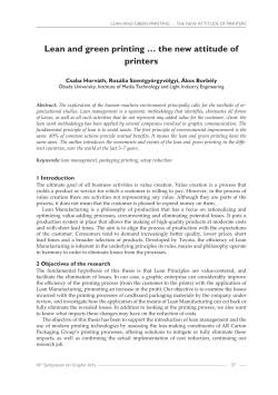 leAn And Green PrIntInG