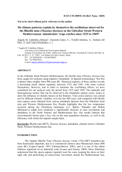 Do climate patterns explain by themselves the oscillations observed