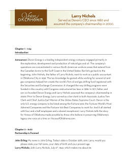 Larry Nichols - Voices of Oklahoma