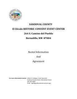 SANDOVAL COUNTY El Zócalo HISTORIC