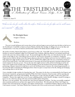 June 2010 Trestleboard