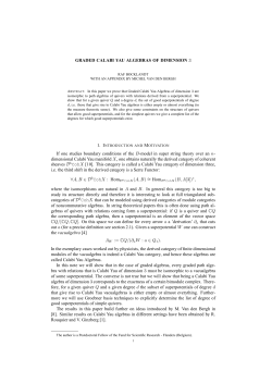 Graded Calabi Yau algebras of dimension 3. Journal of Pure and
