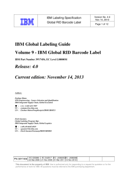 IBM Global Labeling Guide Volume 9