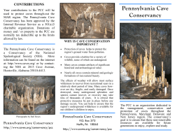 Pennsylvania Cave Conservancy - National Speleological Society