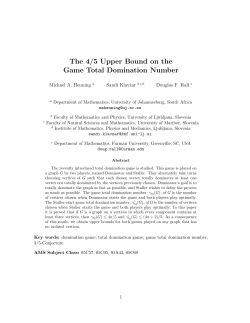 The 4/5 Upper Bound on the Game Total Domination Number