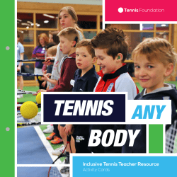Inclusive Tennis Activity Cards.