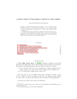 ALMOST PRIME PYTHAGOREAN TRIPLES IN THIN ORBITS