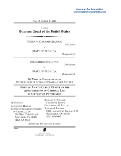 Brief for the Center on the Administration of Criminal Law in Support