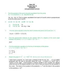 Answers to 1C - El Camino College