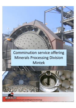 Comminution Brochure
