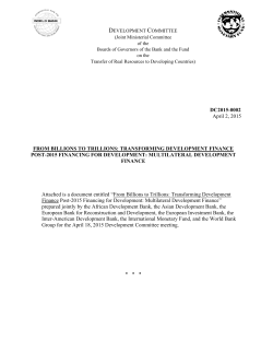 From Billions to Trillions